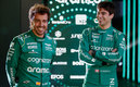 Fernando Alonso y Lance Stroll (Captura de Twitter Aston Martin).