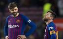 Messi y Piqué cuando jugaban juntos en el Barcelona. (AFP)