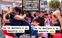 El estudiante que se declaró a la maestra se hizo viral en redes. (Capturas de TikTok)