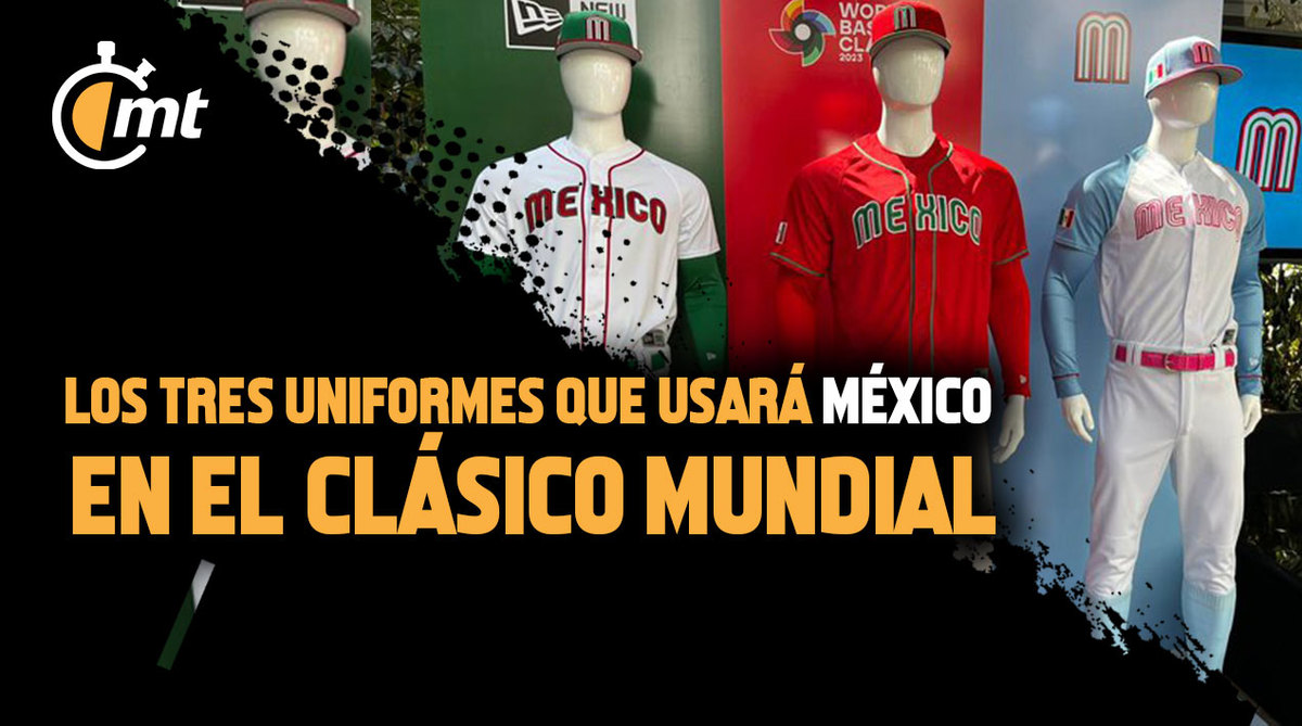 New Era presentó los tres uniformes que usará México en el Clásico Mundial de Beisbol