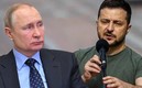 El presidente de Ucrania se burló del de Rusia. (Foto: AFP)