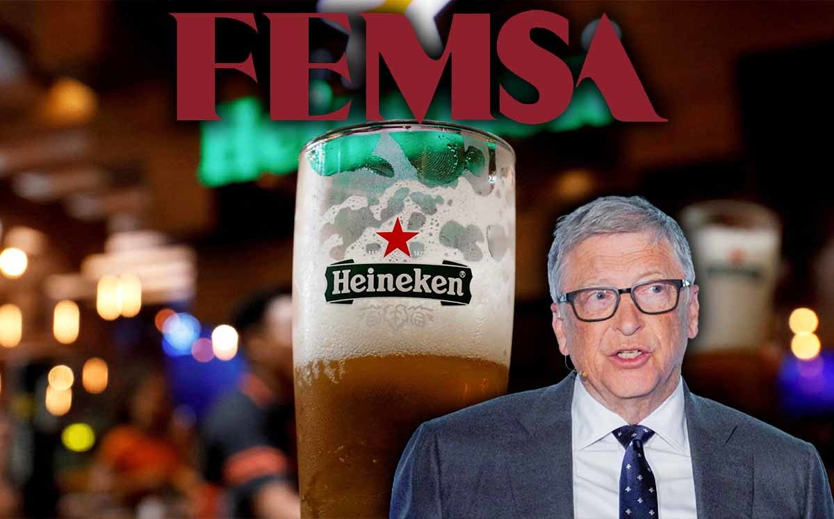 Bill Gates compra acciones de Heineken a la mexicana Femsa en 940 mdd