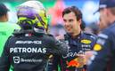 Checo Pérez con Lewis Hamilton (Imago7)