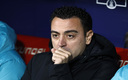 Xavi durante el Atlético de Madrid-Barcelona. (Reuters)