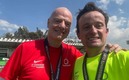 Gianni y Mikel bastante sonrientes, ¿tras echar patadas? | @MikelArriolaP