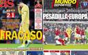Portadas de los principales diarios deportivos de Europa