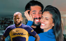 Dani Alves, Isco Alarcón y Sara Sálamo (ESPECIAL).