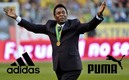 adidas y Puma buscaron firmar a Pelé para el Mundial de 1970. (Reuters)