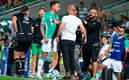 Javier Correa y Esteban Arce también se encararon en los minutos finales del partido entre Santos Laguna y Puebla (MexSport).