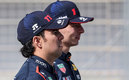 Checo Pérez y Max Verstappen (AFP).