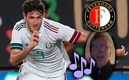 Santiago Giménez recibe muestras de amor de la fanaticada del Feyenoord. (Mexsport)