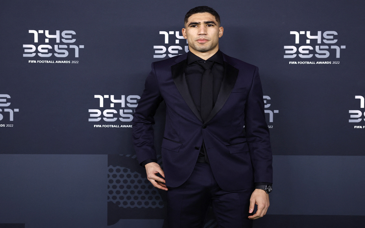 Hakimi en la gala de los premios The Best. (Reuters)