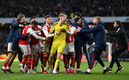 Arsenal festeja el triunfo contra el Bournemouth. (FOTO: AFP)