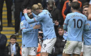 Bernardo Silva festeja su gol con el City. (FOTO: AFP)