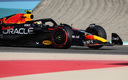 El RB19 de Checo en PL3 de Baréin. (Reuters)