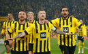 Marco Reus celebrando su gol con sus compañeros (Reuters).