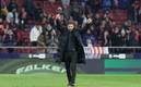 Cholo Simeone vivió una tarde de ensueño en la goleada del Atlético de Madrid sobre Sevilla (AFP)