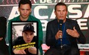 Julio César Chávez y Junior en una conferencia (Imago7)