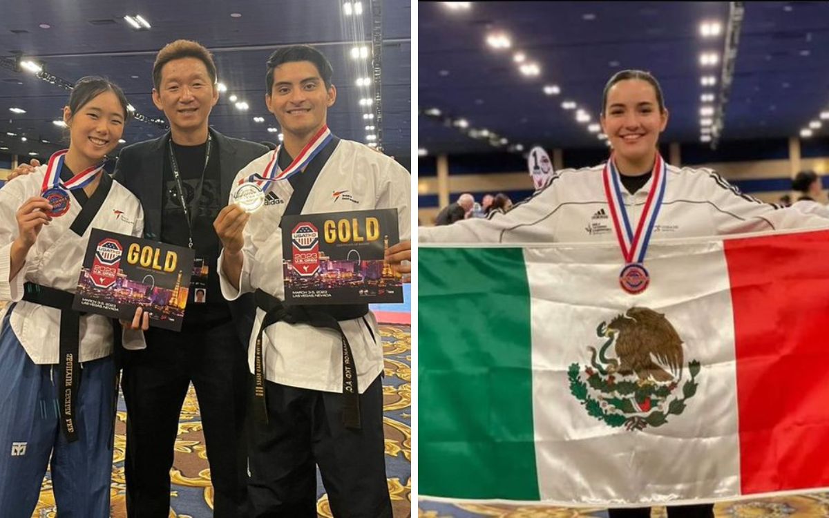 Lee, Arroyo y Fregoso brillaron en Las Vegas. (CONADE)