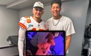 Patrick Mahomes y su hermano Jackson tras el Super Bowl LVII. (@JacksonMahomes)