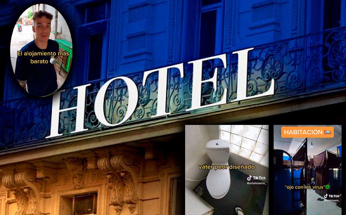 El hotel más barato ubicado en Vietnam. (TikTok @OriolVicente_)