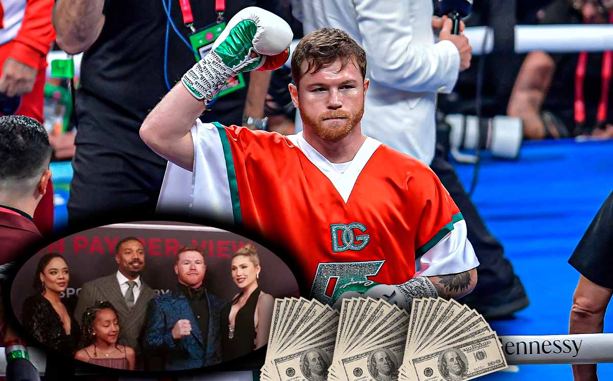 Canelo Álvarez se estrenó en el cine apareciendo en "Creed III". (Mexsport)