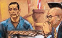 Tirso Martínez en el juicio de 'El Chapo' Guzmán años atrás.