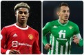 Marcus Rashford y Andrés Guardado | EFE y ABC