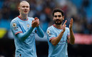 Erling Haaland e Ilkay Gundogan (Reuters).