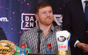 Canelo Álvarez en conferencia de prensa. (FOTO: Mexsport)