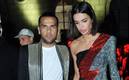 Alves y Joana Sanz, durante un evento al que acudieron juntos. Foto: (Especial)