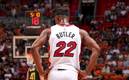 Jimmy Butler brilló en la victoria del Heat sobre el Jazz (AFP)