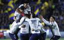 Los Rayados festejan tras el triunfo en el Universitario. Foto: (Imago7)