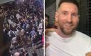 Messi fue interceptado por una gran cantidad de fanáticos. (Capturas)