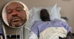 El Shaq se notaba con dolor en la foto que subió a Twitter. Foto: (Especial)