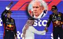 El asesor de Red Bull criticó la acción que dejó sin liderato a Checo Pérez. Foto: (AFP)