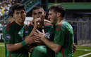 Johan Vásquez festeja gol con l a Selección de México. (Mexsport)