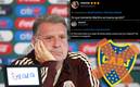 La fanaticada de Boca no quiere a Martino dirigiendo a su equipo. Foto: (Especial)