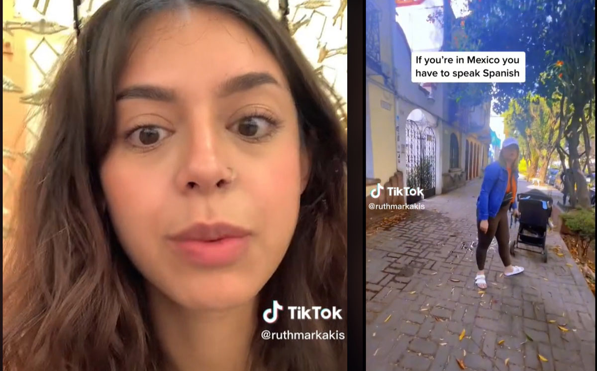 Tras video, joven asegura que extranjeros intentan hablar español