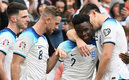 Con goles de Kane y Saka, Inglaterra se llevó el triunfo. (Foto: AFP)