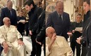 El Papa recibió a Samuel en el Vaticano.