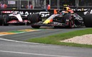 Checo Pérez durante la P2 del Gran Premio de Australia | AFP