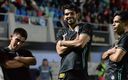 Los jugadores de La Paz emularon el famoso festejo de Arozarena. (Club Atlético La Paz)
