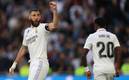 Benzema brilló ante el Valladolid (AFP)