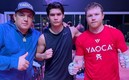 David General Cuéllar se tomó la foto con Canelo y Eddy Reynoso