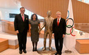 Marcelo Ebrard y María José Alcalá en el COI. (FOTO: Marcelo Ebrard)