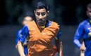 Luis Fuentes, durante la práctica |