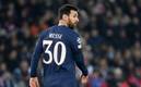 Lionel Messi durante un partido de la Champions League con el PSG (AFP)