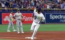 Isaac Paredes brilló en la victoria de los Rays sobre Athletics (AFP)