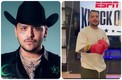 Nodal debutará como comentarista de boxeo | Facebook Nodal y captura de pantalla